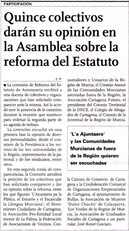 La Opinin de Murcia - 16-11-2006